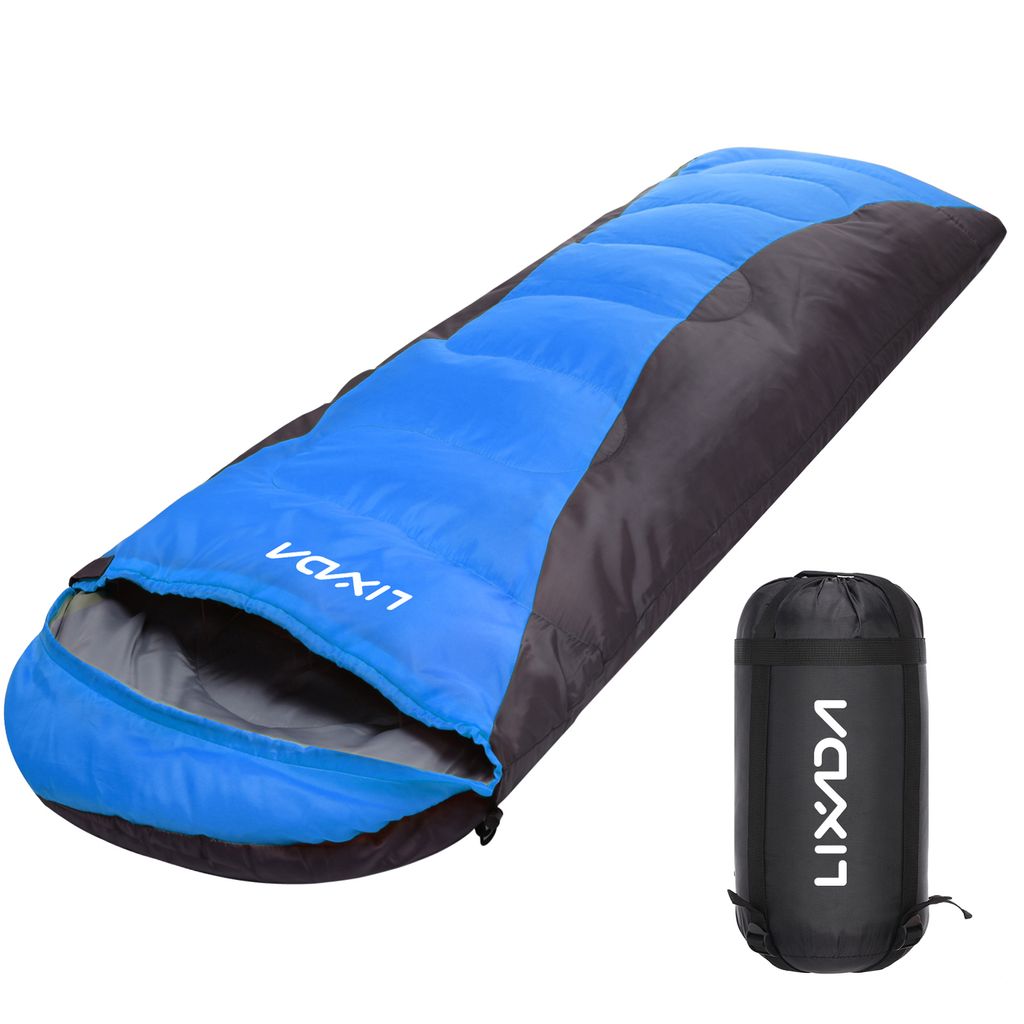 Lixada Schlafsack fuer Erwachsene Jungen und Maedchen 4 Jahreszeiten Camping Warmer Schlafsack Wasserdicht mit Aufbewahrungstasche fuer alle Jahres...