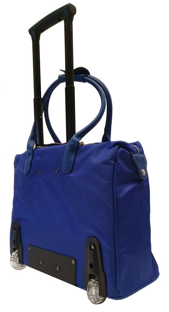 Bowatex Damen Aktentasche Auf Rollen - Hellblaue Laptoptasche Bis 15,6 Zoll
