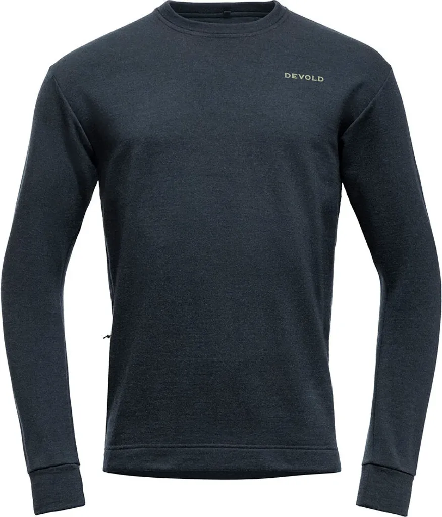 Sweatshirt en Laine Devold Everyday Blau XL - Pull Casual Chic Homme