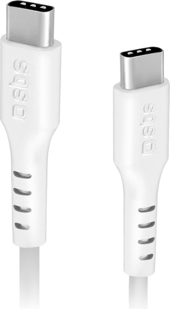 Datenkabel, USB-C auf USB-C, 1,5 m, Weiß