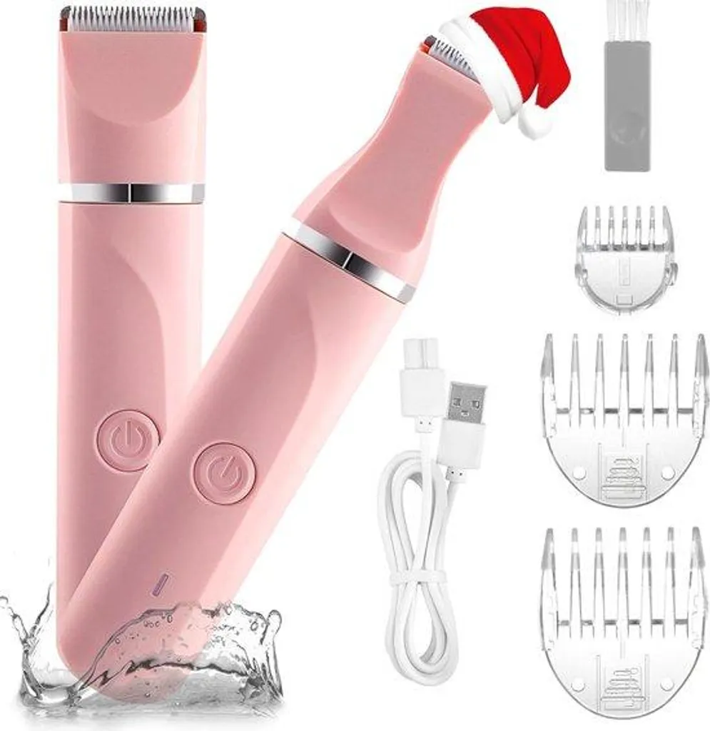Rasoir féminin IPX7 Wet & Dry avec lames céramique anti-irritations