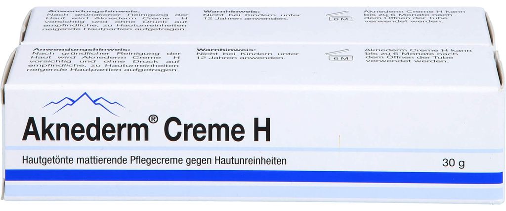 AKNEDERM Creme H 2X30g PZN 17212261