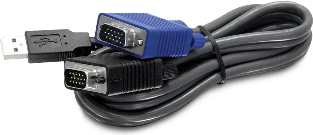 Cavo KVM USB/VGA TRENDnet TK-CU10 3m - Soluzione Rack Ordinata