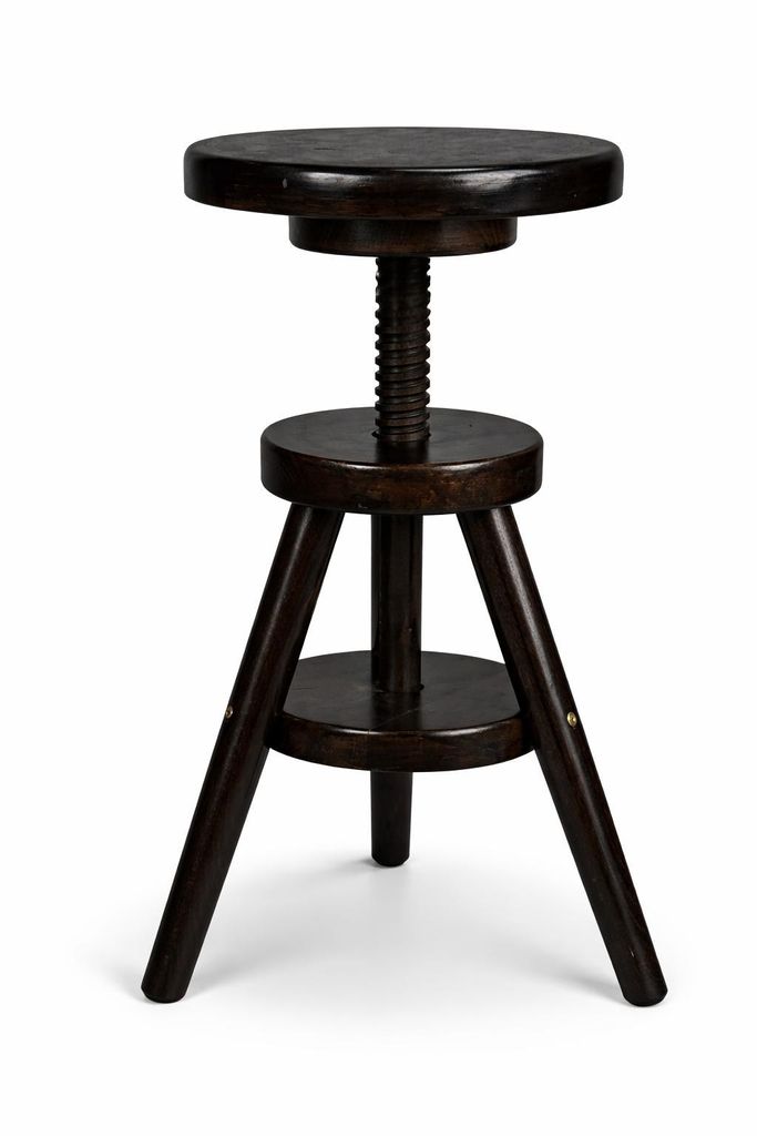 Hocker Massiv Schemel Stuhl Sitzmöbel Buche Drehhocker Produktbild 