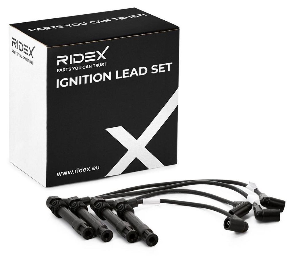 RIDEX 685I0042 Zündkabelsatz Zündleitungssatz für VW Golf IV Schrägheck (1J1) POLO (9N) Golf IV Variant (1J5) Lupo (6X1, 6E1) POLO (6N2)
