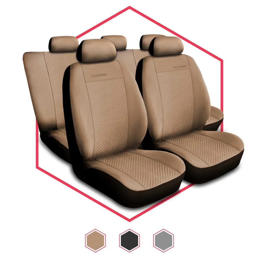 Set Fodere Auto Beige Prestige per Renault Twingo - Alta Resistenza