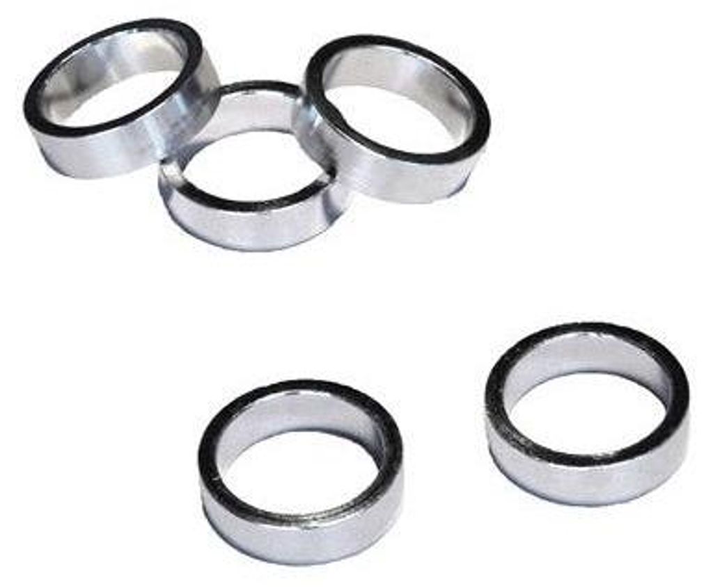 VWP Ballheadsring -Abstandshalter Alu 10mm 1.1 8 Silber P 5
