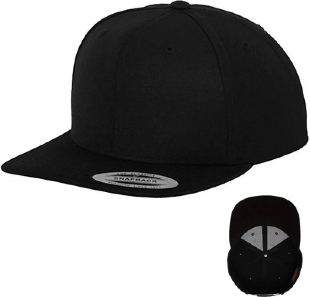 Flexfit 6089M Classic Snapback Youth Black | Cappello Premium Bambino