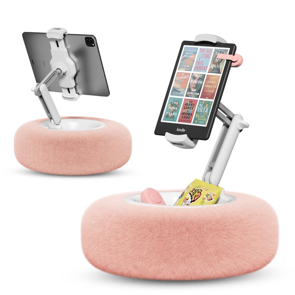 Halterung Kissen, Tablet Halterung, ipad Ständer, Tablet Ständer, kompatibel mit 4,7-13" Kindle/Telefon/Tablet, verstellbare Handy Halterung