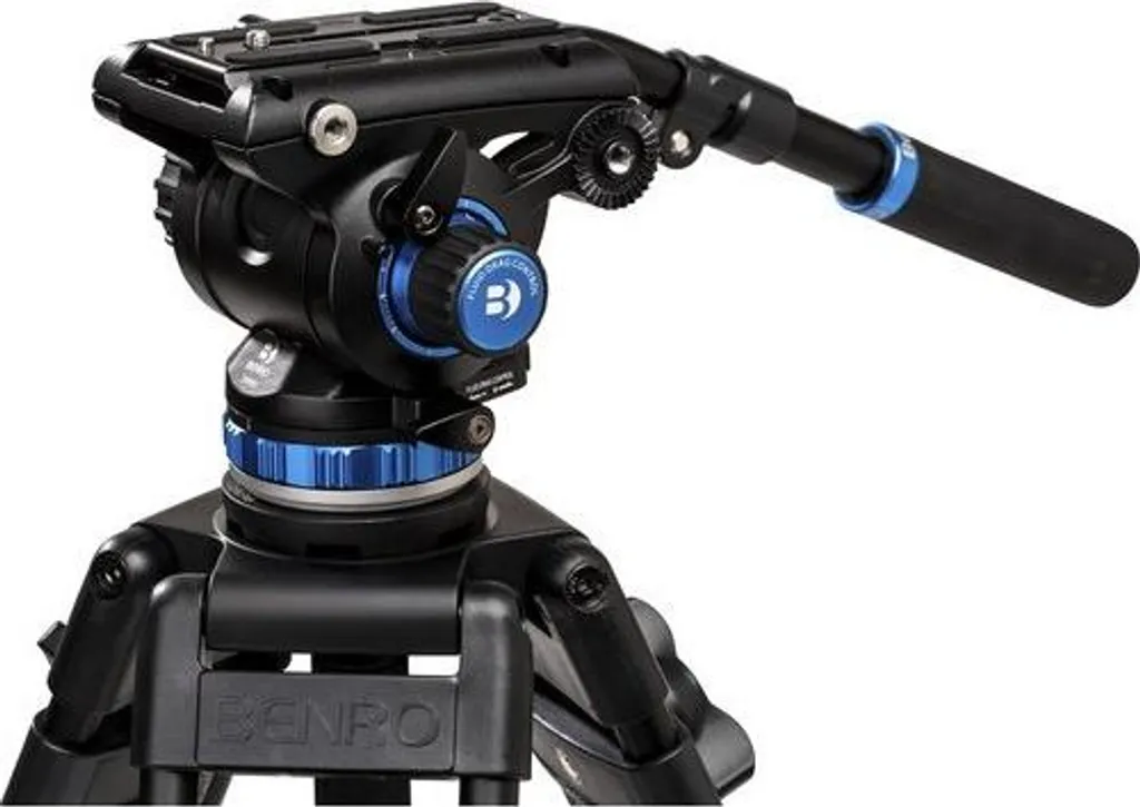 Tête Fluide Vidéo Benro S6PRO Base Plate 65mm pour Caméra et Hybride