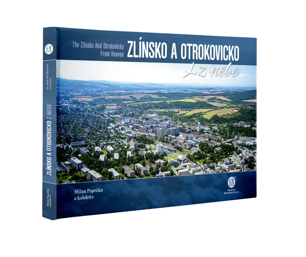 Beau Livre de Photographies Aériennes Zlín et Otrokovice 24x32 cm