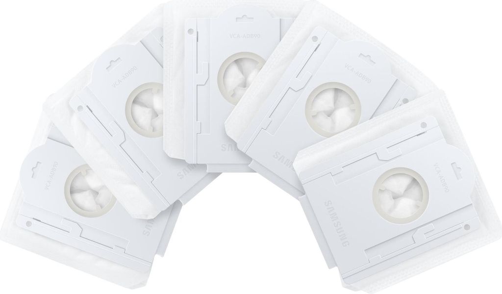 A fan of vacuum cleaner dust bags.
