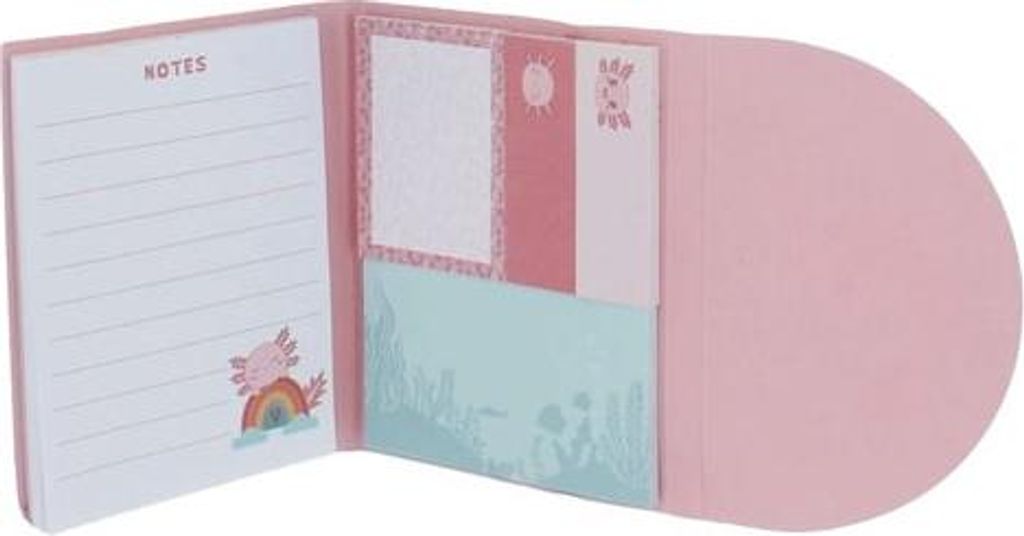 Notizbuch-Set Axolotl- ca. 12 x 9 x 0,8 cm