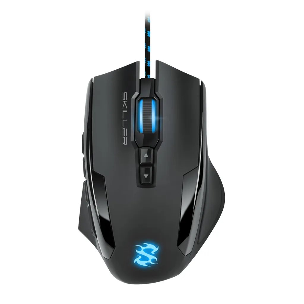 Souris de jeu Sharkoon Skiller SGM1 noire avec capteur optique PixArt