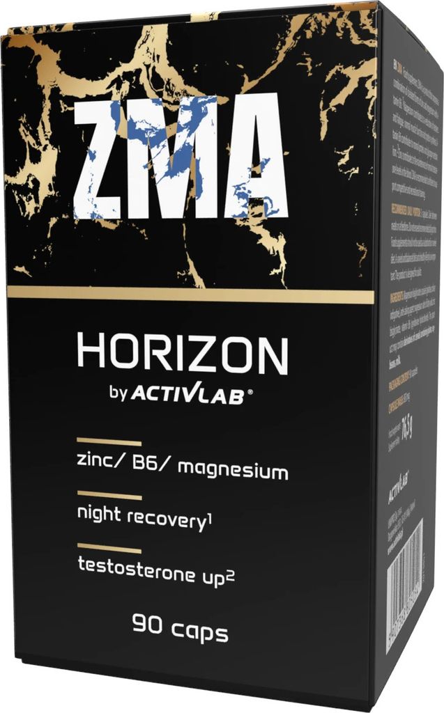 Activlab ZMA | HORIZON – Chelatierte Zink, Magnesium und Vitamin B6 – 90 Kapseln