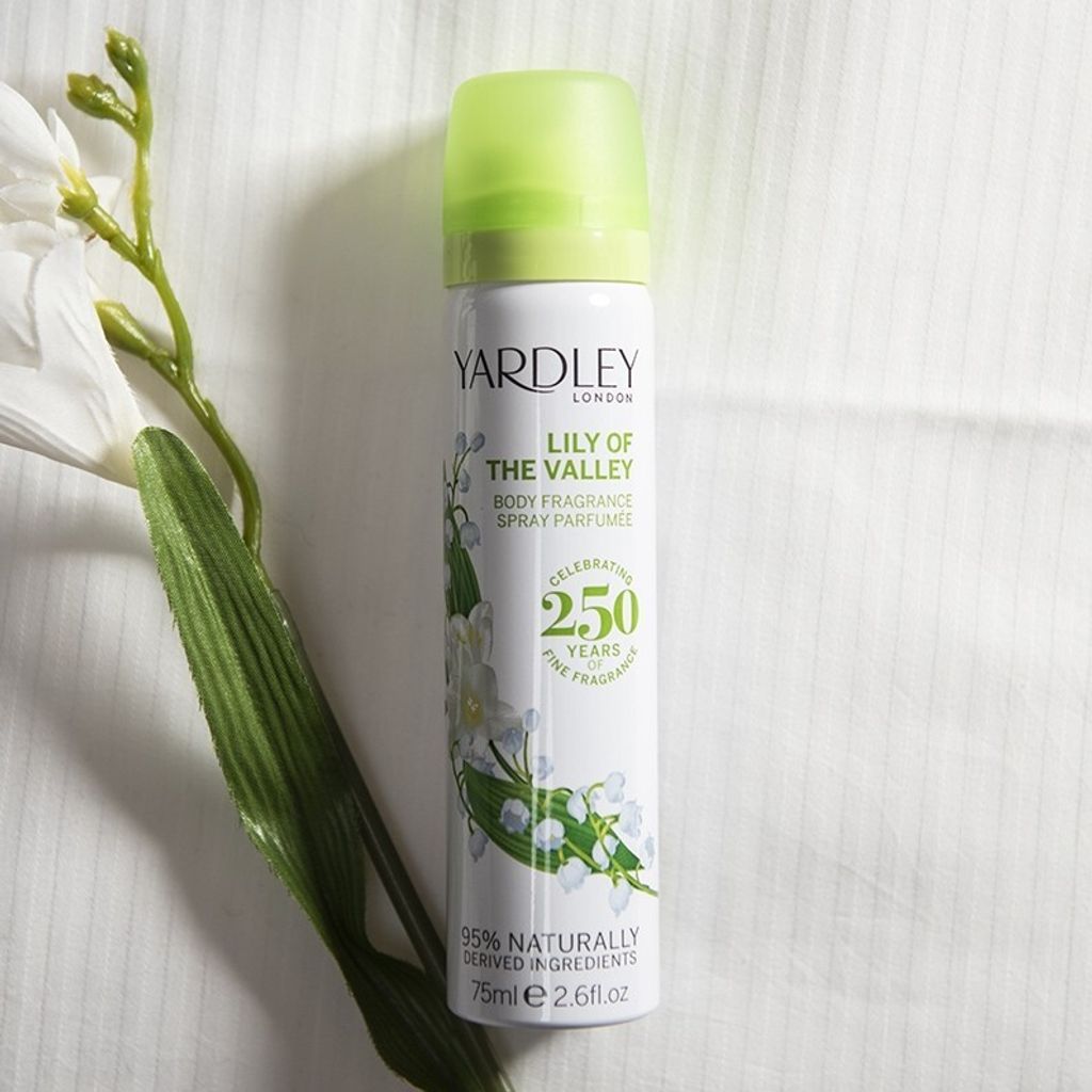 Yardley London Deospray Lily of the Valley 75ml Produktbild 