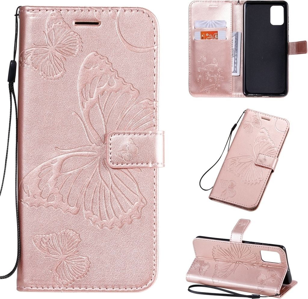 Mobigear Butterfly  Samsung Galaxy A71 Hülle Klapphülle Produktbild 