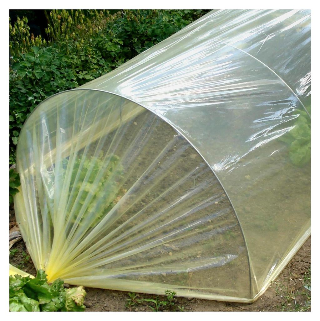 Schutzfilm 2,00x5 m Gelb, wasserdichter Kunststoff für Gartentunnel und kleine Gewächshäuser zum Schutz von Gemüsekulturen