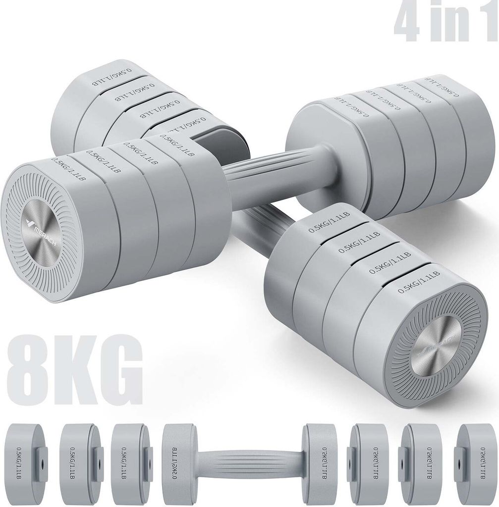 Haltère Musculation Réglable 4-en-1 - MERACH, Lot de 2 Image du produit 