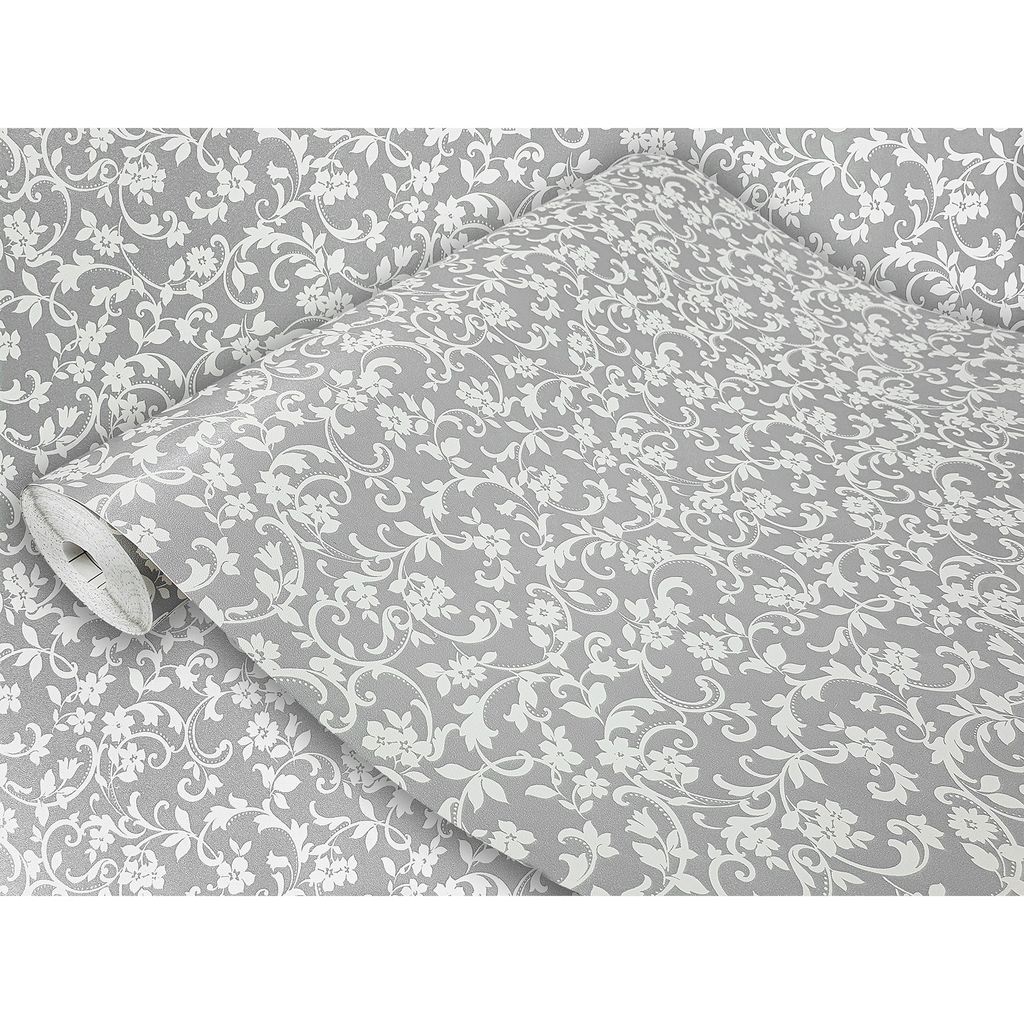 Klebefolie Möbel 45x25 cm - Cirrus Grau - Möbelfolie Produktbild 