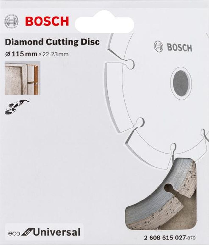 Diamanttrennscheibe Eco For Universal, D: 115 mm