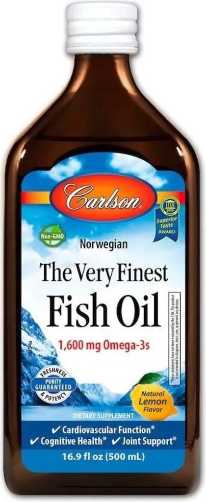 Carlson Labs - Das allerfeinste Fischöl, natürliche Produktbild 