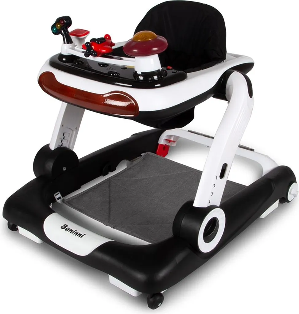 Youpala Bébé et Trotteur Évolutif Baninni Vico 5-en-1 avec Plateau de Jeu