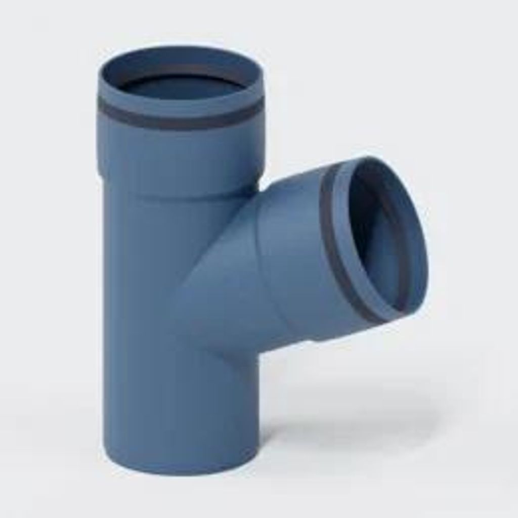 POLOPLAST Abzweig, DN90/90, POLO-KAL XS, PP-MD, Ø90mm, Produktbild 