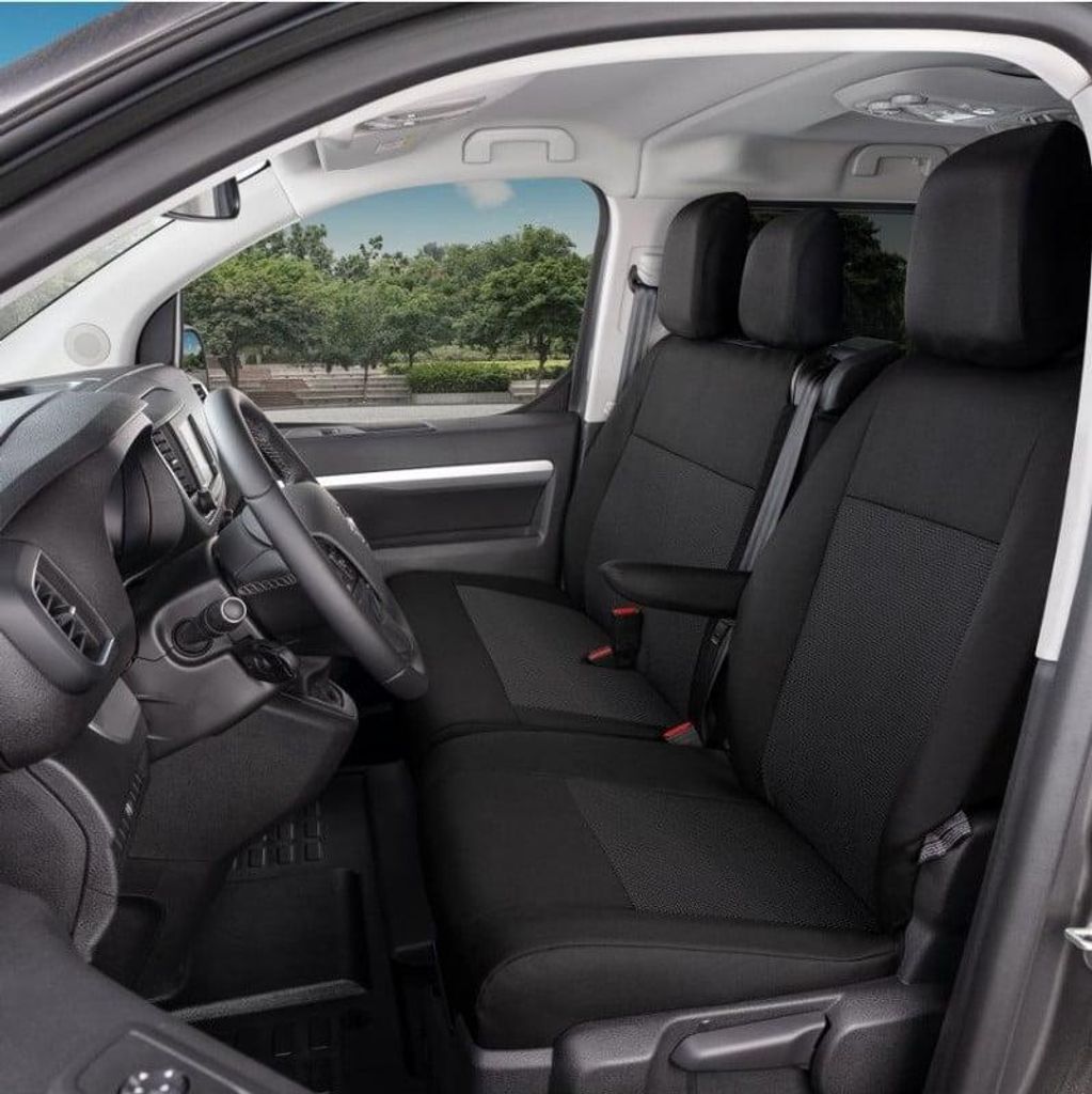 Přesné autopotahy Toyota ProAce 2016- (přední, bez stolku) Obrázek produktu 