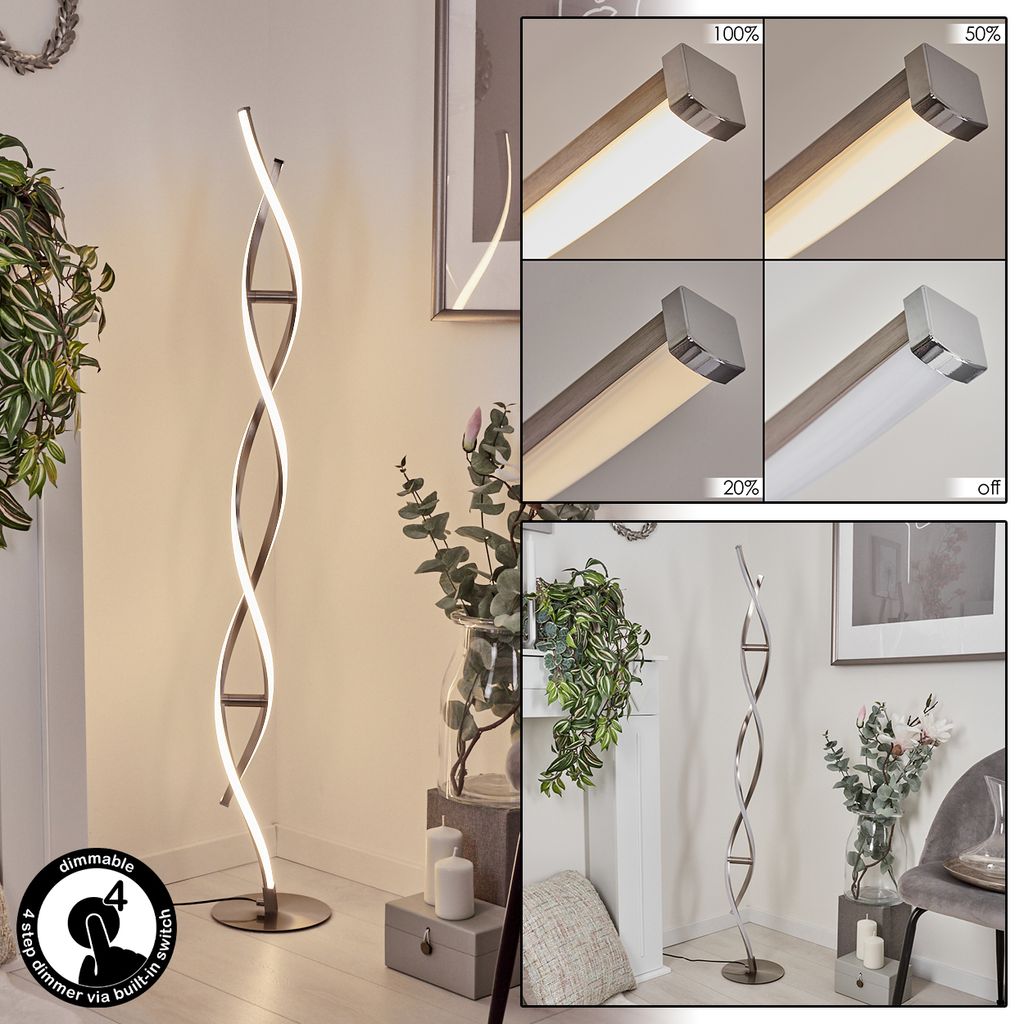 dimmbare  LED Wohn Schlaf Zimmer Lampen Design Steh Boden Stand Lese Beleuchtung 