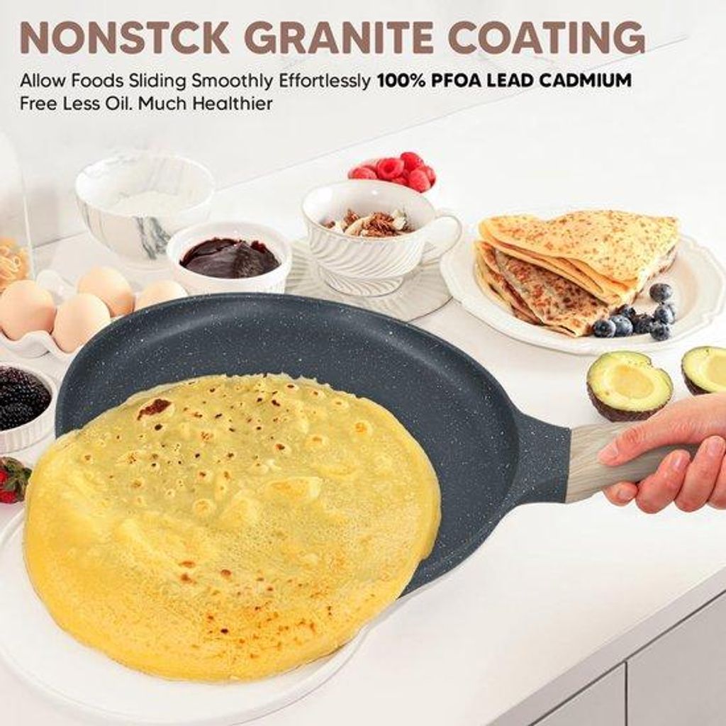 Kleiner Granit Pfannen 24cm mit Spatel