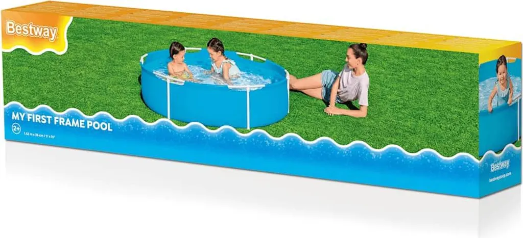 Piscine Enfant 152 cm Bestway My First Frame Pool à Structure Acier - 10
