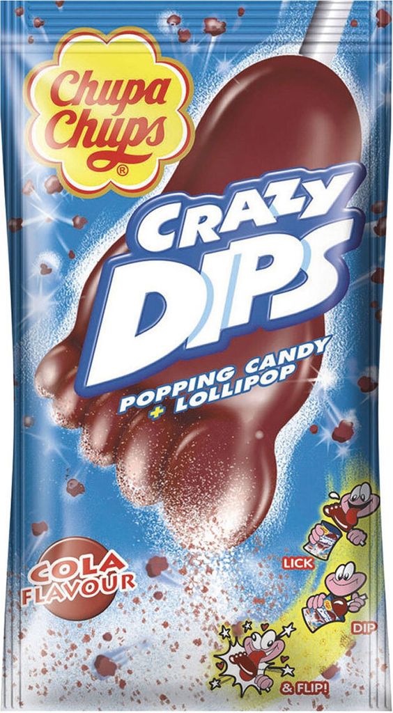 Chupa Chups Crazy Dips, smak cola. Waga: 14g Zdjęcie produktu 