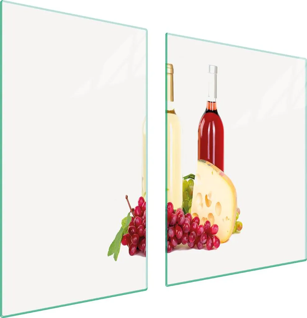 Piastre Copri Fornelli 100x52 Vetro Color Vino - Protezione e Stile