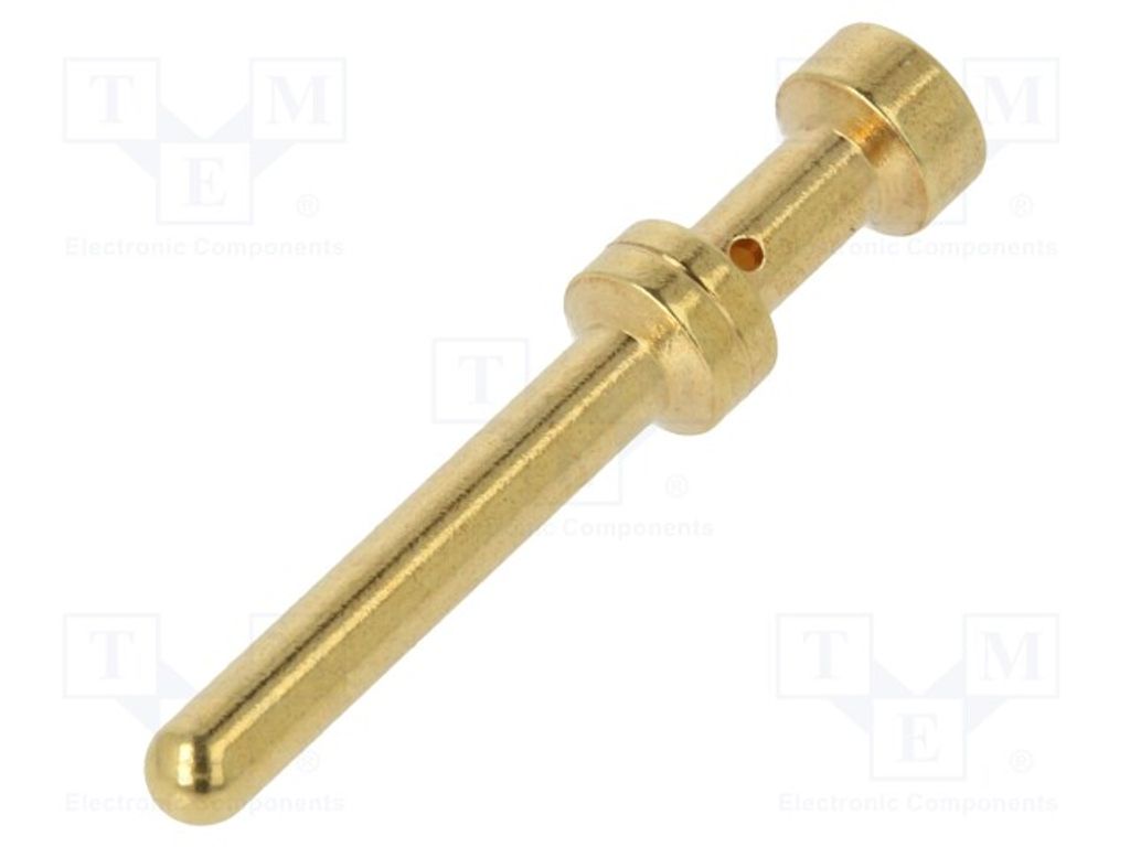 1x Kontakt männlich vergoldet Klemmverbindung 1mm2 16A 16A-GM-1.0 DEGSON Steckverbin