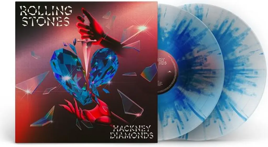 Double Vinyle Splatter The Rolling Stones Album Hackney Diamonds