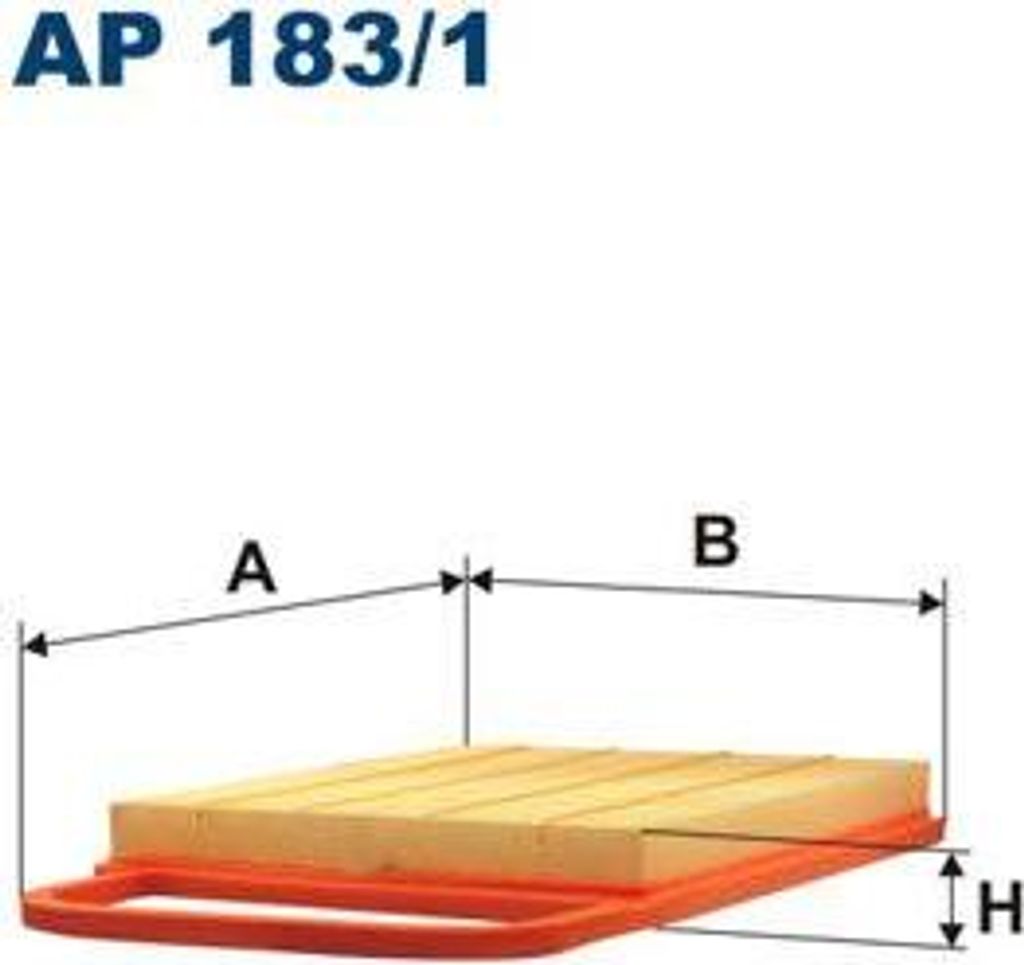FILTRON AP 183/1 Luftfilter OE 03D129620 kompatibel mit Polo 9N, Fabia