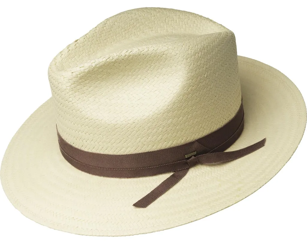 Chapeau Fedora Homme en Feutre de Laine Beige Imperméable Bailey Taille M