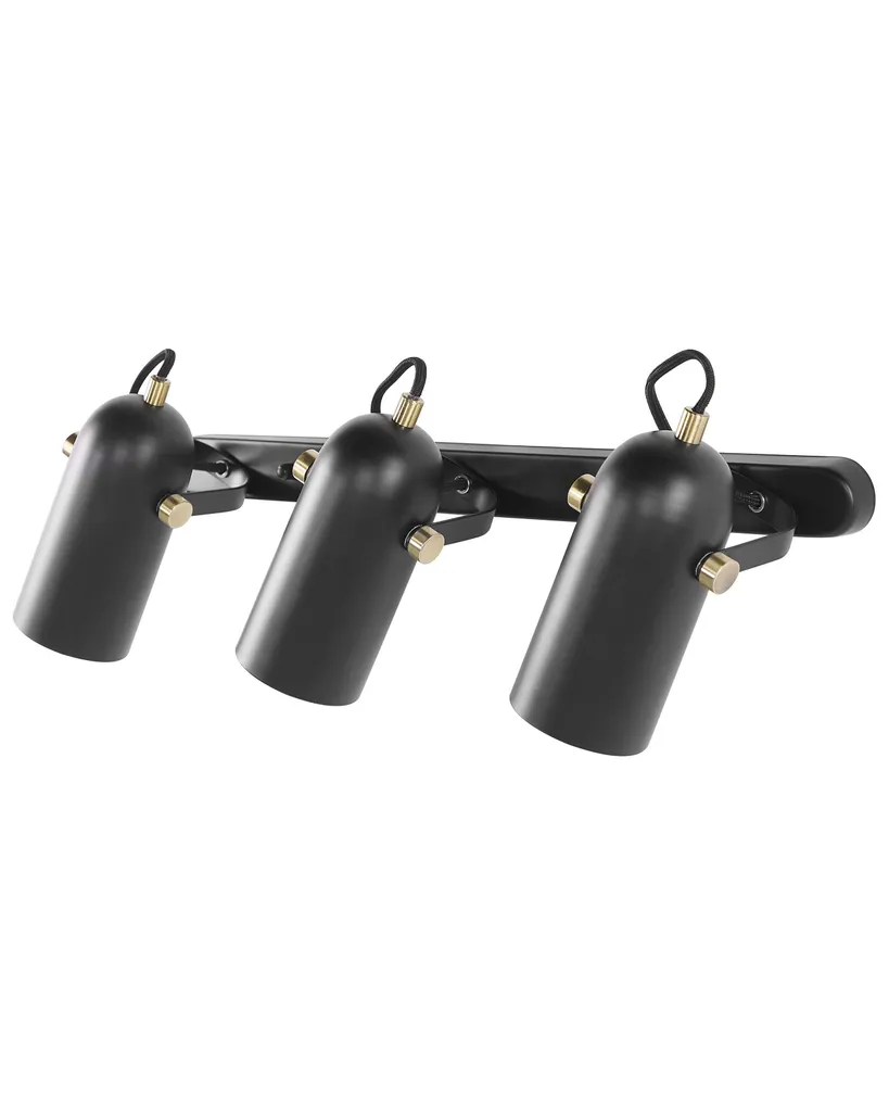 Spot de Plafond Réglable Noir : Solution Éclairage Zone Ombre 3 Lampes