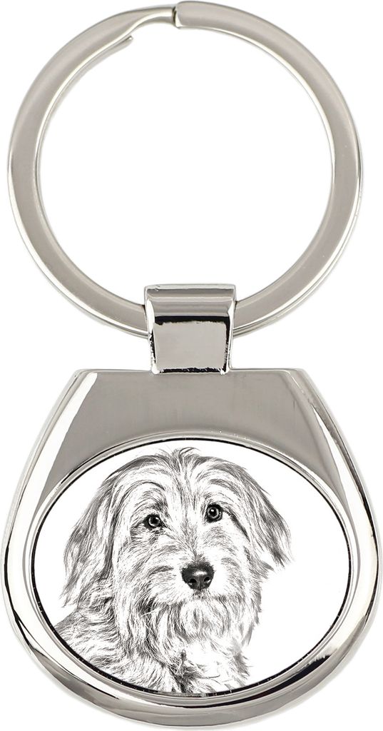 Pyrenaen-Hutehund, Pyrenäenschäferhund I - Schlüsselanhänger mit Hund, Anhänger mit Aufdruck, personalisierter Anhänger der Marke Art-Dog