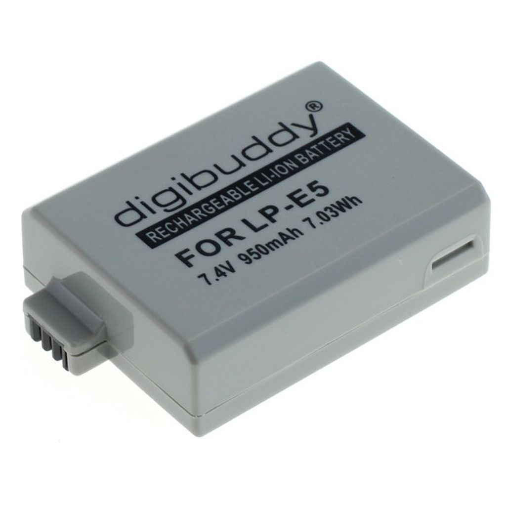 digibuddy Akku kompatibel zu Canon LP-E5 Li-Ion