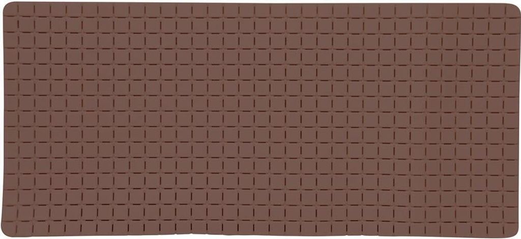 MSV Dusch-/Badeschutzmatte Bad - Gummi - braun - 76 x 36 cm Produktbild 