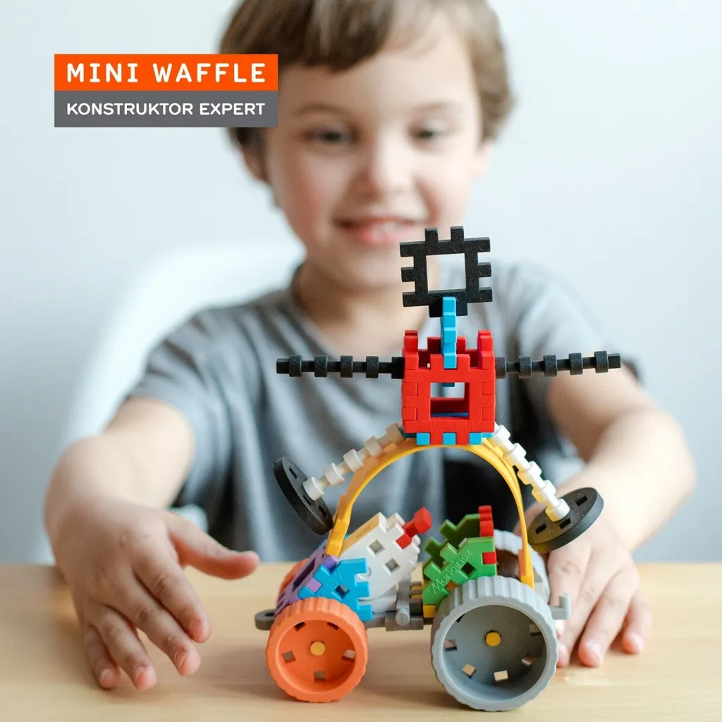 Jeu de construction Mini Gaufre 301 pcs - Maquette architecture enfant - 9