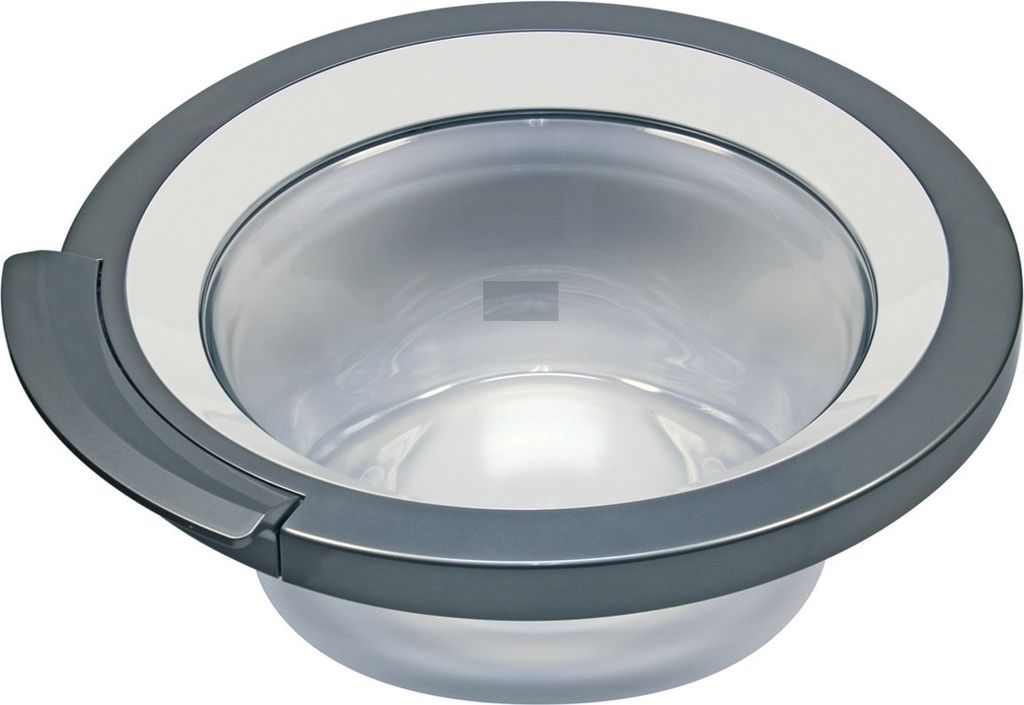Tür komplett Ring Bullauge weiß grau Glas Kunststoff Waschmaschine Frontlader Bosch Siemens 00704287 passend Constructa Gaggenau Balay VarioPerfe...