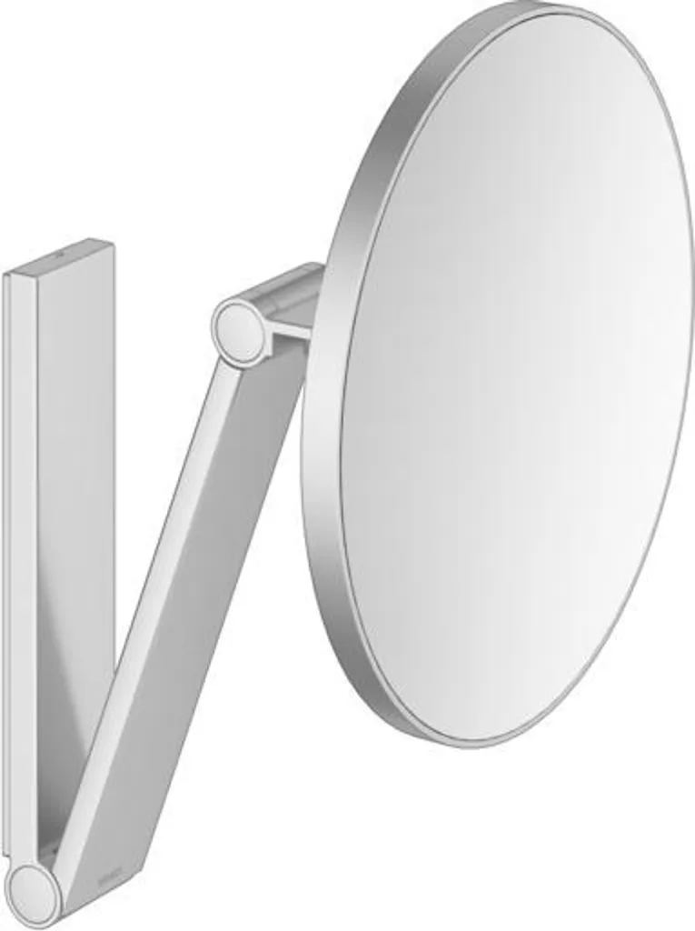 Miroir cosmétique KEUCO iLook_move rond 17612170000 montage mural stable