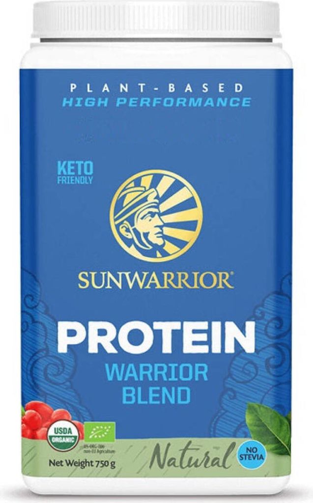 SunWarrior Warrior Blend 750g Pulver Dose Natural Produktbild 