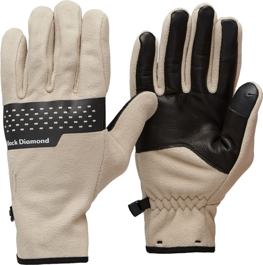 Alpine Fleece Gloves, 2018 Moonstone, S, Black Diamond