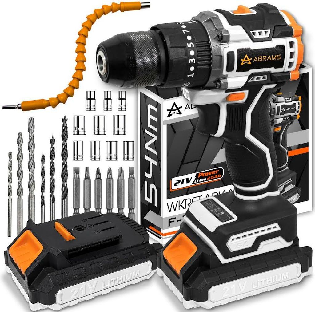 Bürstenloser Bohrhammer 2Xaku 21.6V 54Nm 25-St Kupplung