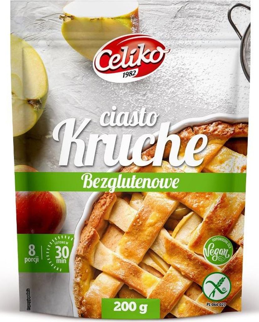 MIESZANKA DO WYPIEKU CIASTA KRUCHEGO BEZGLUTENOWA 200 g - CELIKO