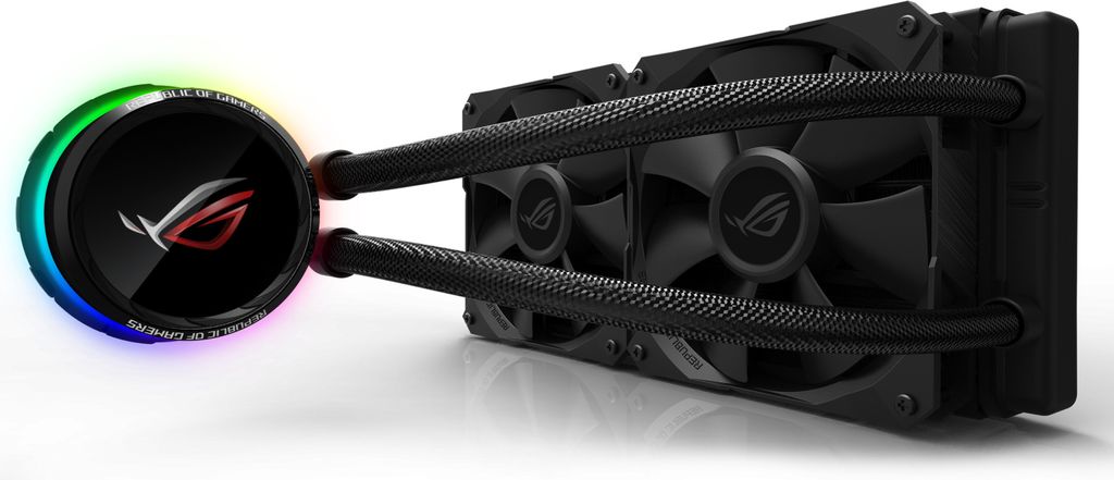 ASUS ROG Ryuo 240 - Prozessor-Flüssigkeitskühlsystem - (für: LGA1156, LGA1366, LGA1155, LGA2011, LGA1150, LGA2011-3, LGA1151, AM4, LGA2066, TR4,...